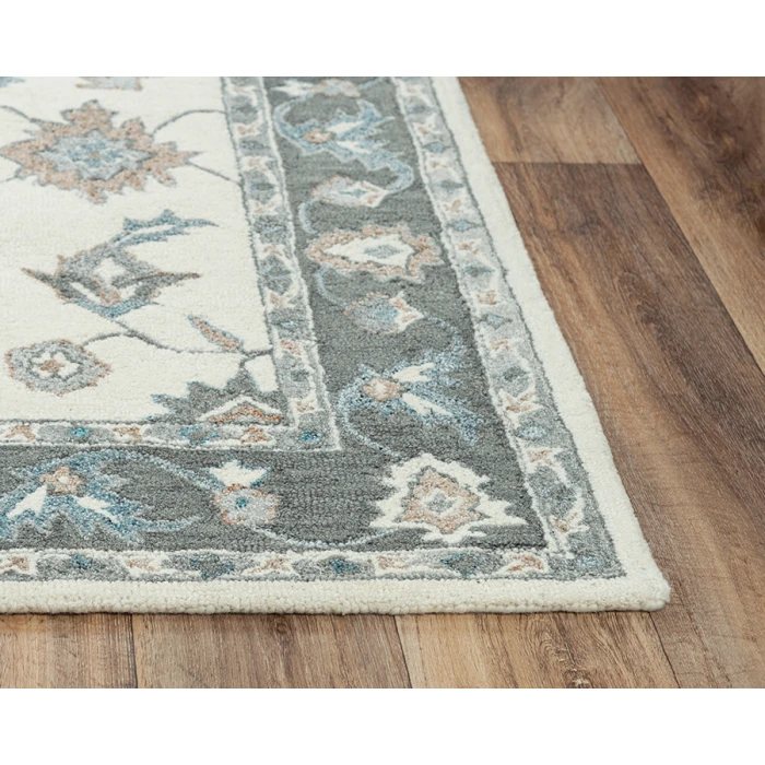 Rizzy Essence Area Rug ESS101 5' x 7'6" Ivory/Gray