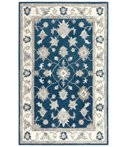 Rizzy Home Essence ESS105 Navy Area Rug 5 ft. X 7 ft. 6 in. Rectangle