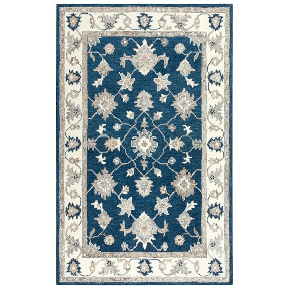 Rizzy Essence Area Rug ESS105 5' x 7'6" Navy