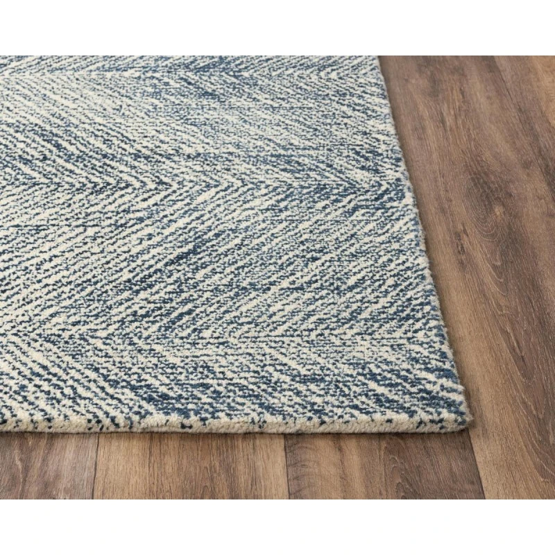 Rizzy Etchings Area Rug ETC102 8'6" X 11'6" Navy