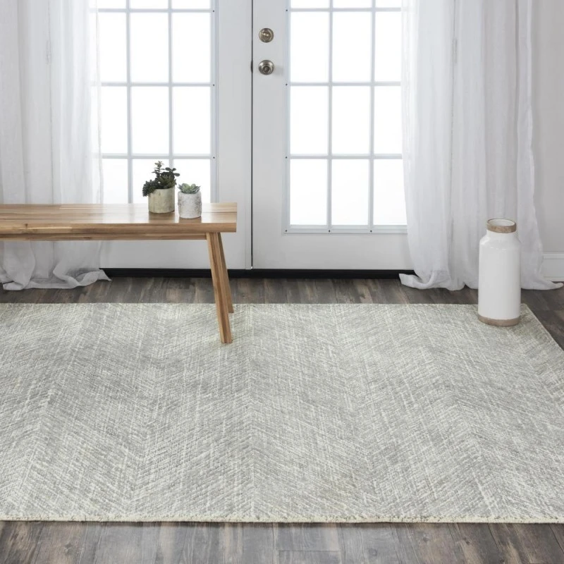 Rizzy Etchings Area Rug ETC104 7'6" x 9'6" Gray