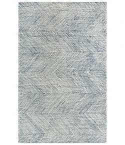 Rizzy Home Etchings ETC102 Ivory / Navy Area Rug 5 ft. X 7 ft. 6 in. Rectangle