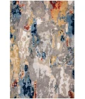 Rizzy Home Evolution Gray/Burgundy EVO443 6 ft. X 9 ft. Rectangle Rug