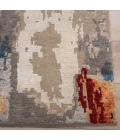 Rizzy Home Evolution Gray/Burgundy EVO443 6 ft. X 9 ft. Rectangle Rug