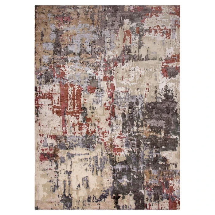 Rizzy Home Evolution Gray/Multi EVO540 6 ft. X 9 ft. Rectangle Rug