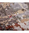 Rizzy Home Evolution Gray/Multi EVO540 6 ft. X 9 ft. Rectangle Rug