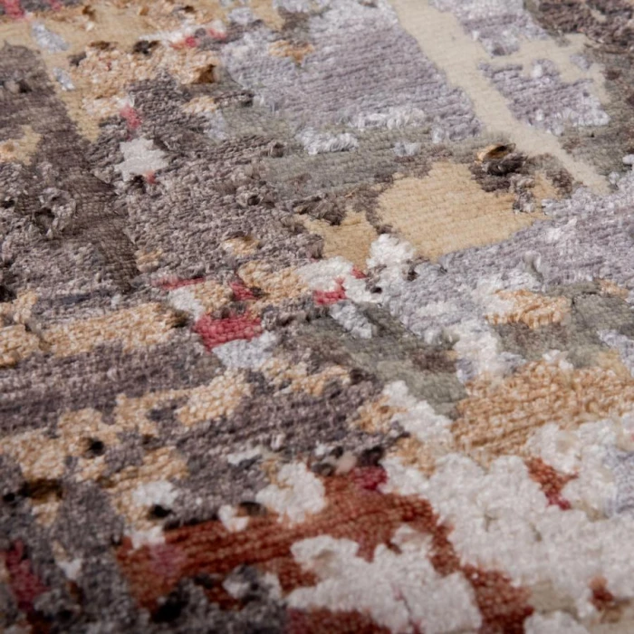 Rizzy Home Evolution Gray/Multi EVO540 6 ft. X 9 ft. Rectangle Rug