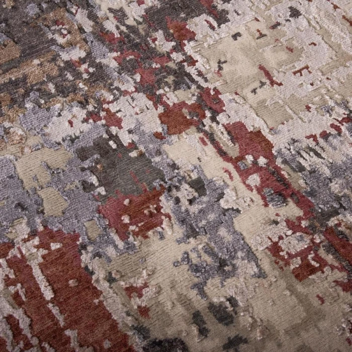 Rizzy Home Evolution Gray/Multi EVO540 6 ft. X 9 ft. Rectangle Rug