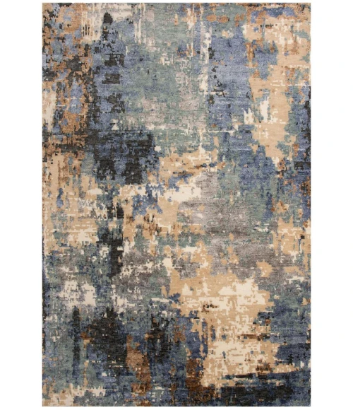 Rizzy Home Evolution Gray/Multi EVO541 6 ft. X 9 ft. Rectangle Rug