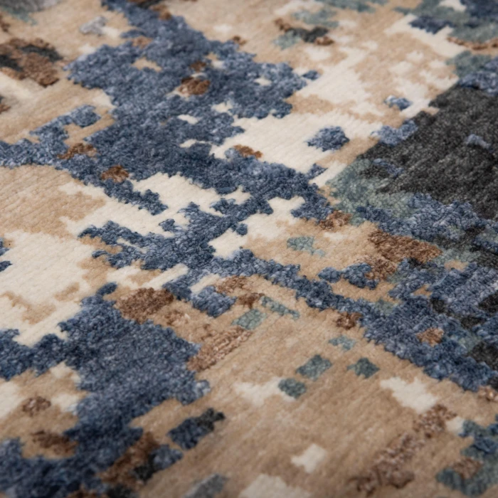 Rizzy Home Evolution Gray/Multi EVO541 6 ft. X 9 ft. Rectangle Rug