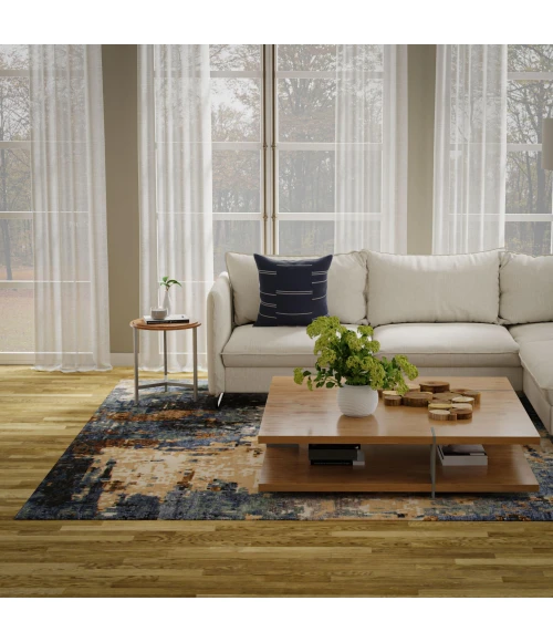 Rizzy Home Evolution Gray/Multi EVO541 6 ft. X 9 ft. Rectangle Rug