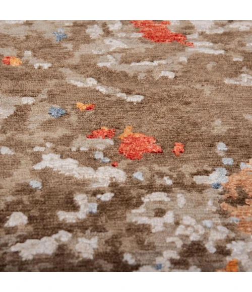 Rizzy Home Evolution Brown EVO662 6 ft. X 9 ft. Rectangle Rug