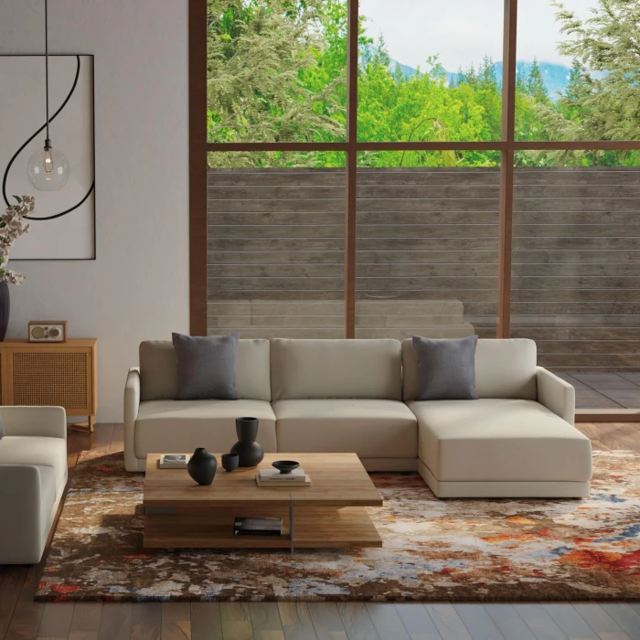 Rizzy Home Evolution Brown EVO662 2 ft. X 3 ft. Rectangle Rug