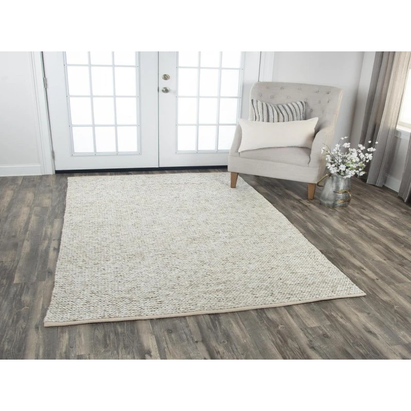 Rizzy Ewe Complete me Area Rug EWE102 5' x 8' Beige