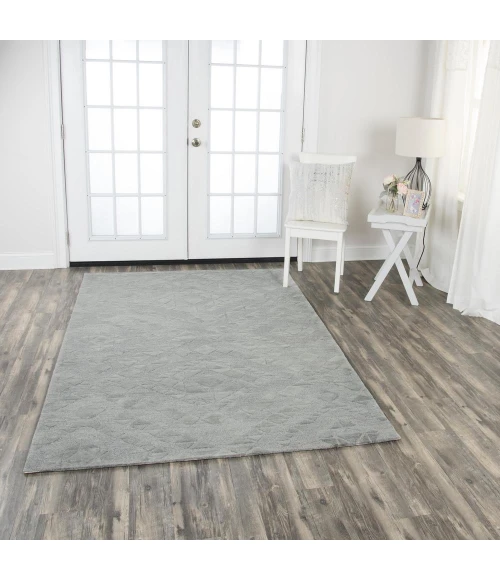 Rizzy Fifth Avenue Area Rug FA114B 5' x 8' Grey