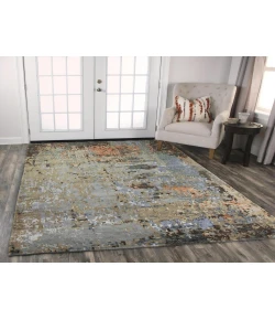 Rizzy Home Finesse FIN111 Multi Area Rug 8 ft. X 10 ft. Rectangle