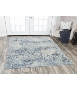 Rizzy Home Gossamer GS6816 Blue Area Rug 2 ft. 6 in. X 10 ft. RUNNER