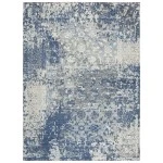 Rizzy Home Gossamer GS6817 Blue Area Rug 9 ft. X 12 ft. Rectangle