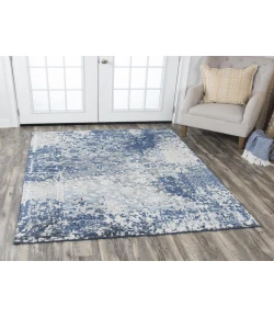 Rizzy Home Gossamer GS6817 Blue Area Rug 5 ft. X 8 ft. Rectangle