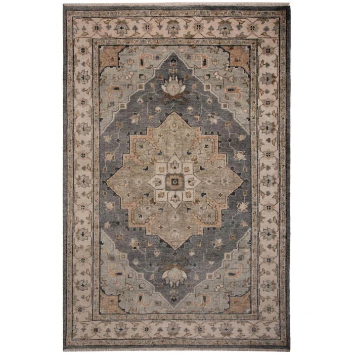 Rizzy Home Hallmark Gray HAL231 10 ft. X 14 ft. Rectangle Rug