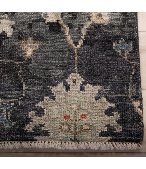 Rizzy Home Hallmark Charcoal HAL238 2 ft. X 3 ft. Rectangle Rug