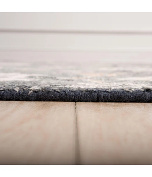 Rizzy Home Hallmark Charcoal HAL238 2 ft. X 3 ft. Rectangle Rug