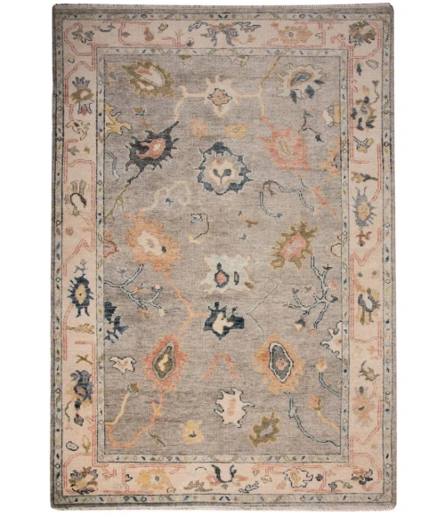 Rizzy Home Hallmark Lt. Gray HAL239 6 ft. X 9 ft. Rectangle Rug