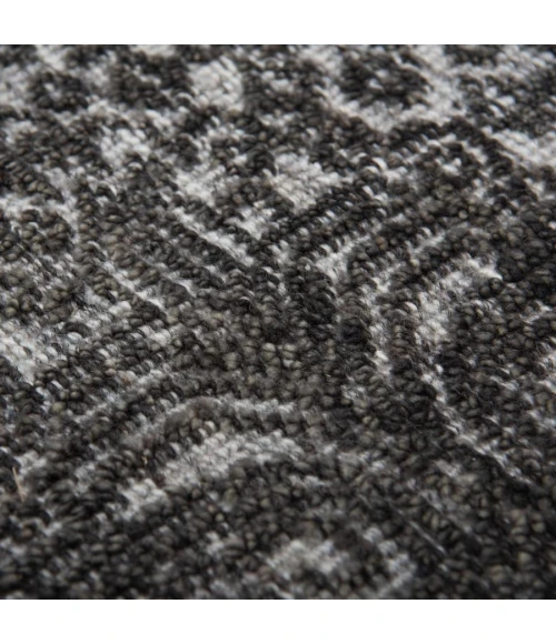 Rizzy Home Hilton Charcoal HTN720 9 ft. X 12 ft. Rectangle Rug