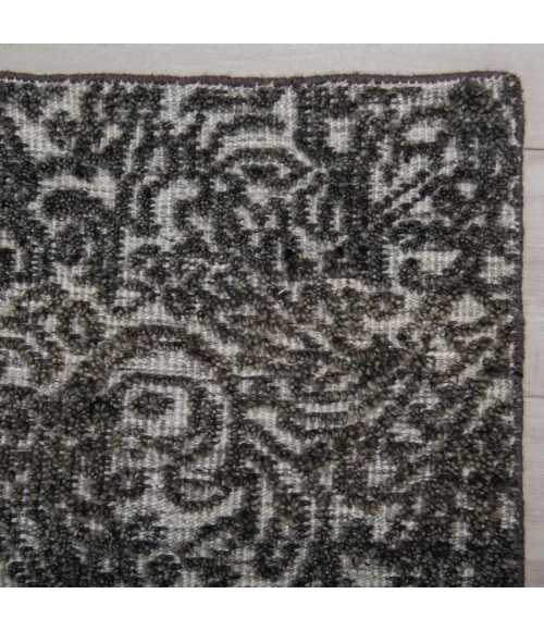 Rizzy Home Hilton Charcoal HTN720 9 ft. X 12 ft. Rectangle Rug