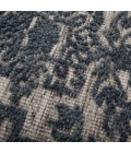 Rizzy Home Hilton Ivory/Gray HTN721 9 ft. X 12 ft. Rectangle Rug