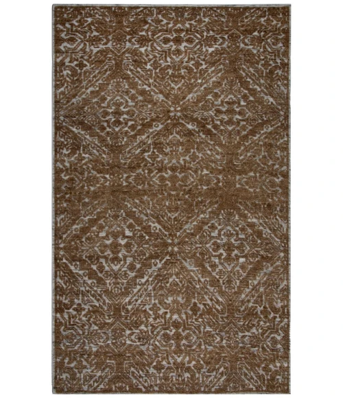 Rizzy Home Hilton Brown HTN722 2 ft. X 3 ft. Rectangle Rug