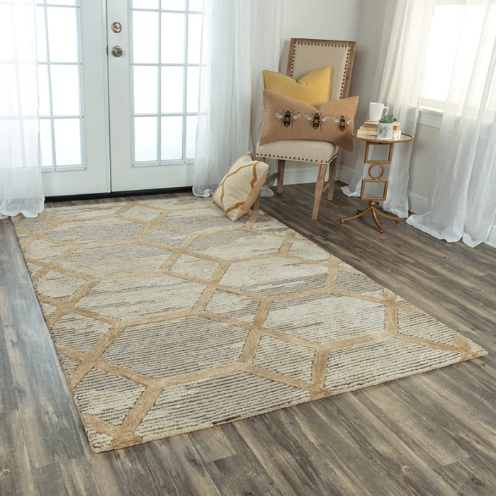 Rizzy Haven Area Rug HVN101 5' x 7'6" Beige