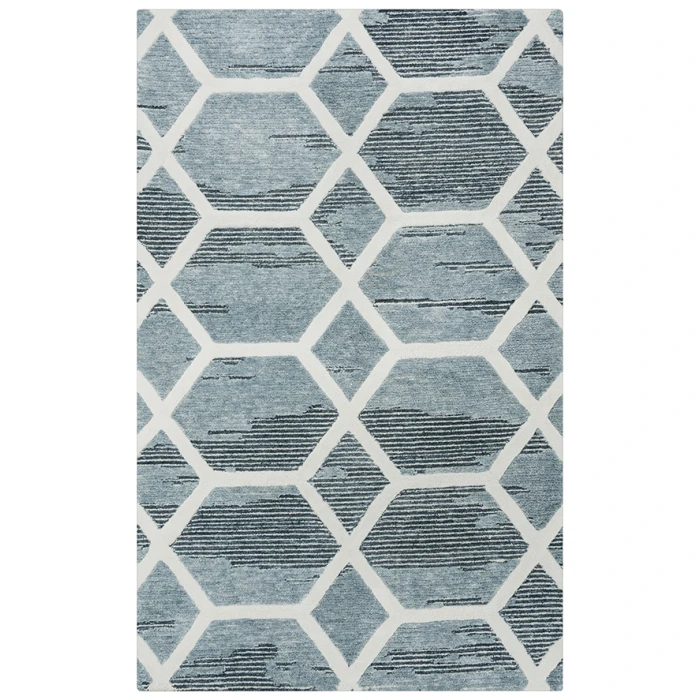 Rizzy Haven Area Rug HVN102 5' x 7'6" Gray