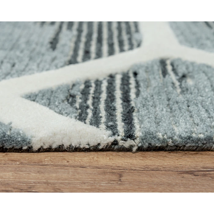 Rizzy Haven Area Rug HVN102 5' x 7'6" Gray