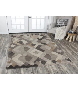 Rizzy Home Idyllic ID926A Natural / Brown Area Rug 5 ft. X 8 ft. Rectangle