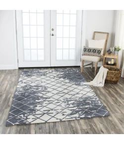 Rizzy Home Idyllic ID204B Dark Grey Area Rug 5 ft. X 8 ft. Rectangle