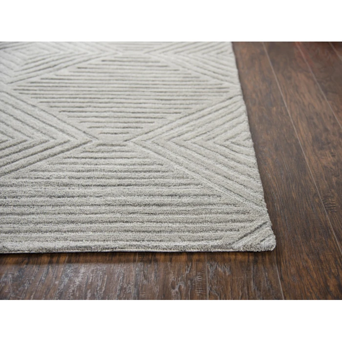 Rizzy Idyllic Area Rug ID916A 5' x 8' Gray