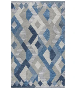 Rizzy Home Idyllic ID928A D. Blue / Blue Area Rug 10 ft. X 13 ft. Rectangle