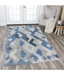 Rizzy Home Idyllic ID928A D. Blue / Blue Area Rug 10 ft. X 13 ft. Rectangle