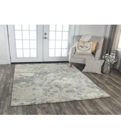 Rizzy Home Impressions IMP104 Gray Area Rug 9 ft. X 12 ft. Rectangle