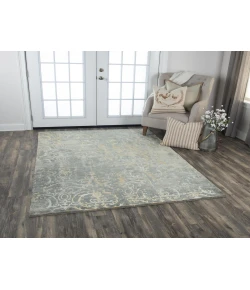 Rizzy Home Impressions IMP106 Gray Area Rug 2 ft. 6 in. X 10 ft. RUNNER