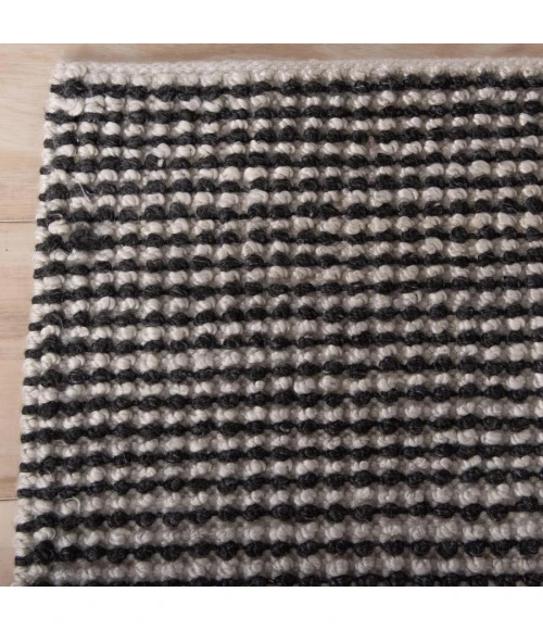 Rizzy Home Infinity Black/Gray INF680 5 ft. X 7 ft. 9 in. Rectangle Rug