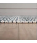 Rizzy Home Infinity Ivory/Lt.Blue INF681 8 ft. 9 in. X 11 ft. 9 in. Rectangle Rug