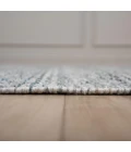 Rizzy Home Infinity Blue INF682 9 ft. 9 in. X 13 ft. 9 in. Rectangle Rug