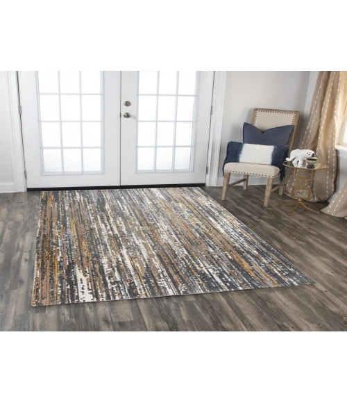 Rizzy Jasper JAS734 Black Area Rug
