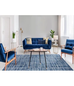 Rizzy Home Jazz JZZ972 Blue Area Rug 5 ft. X 7 ft. 6 in. Rectangle