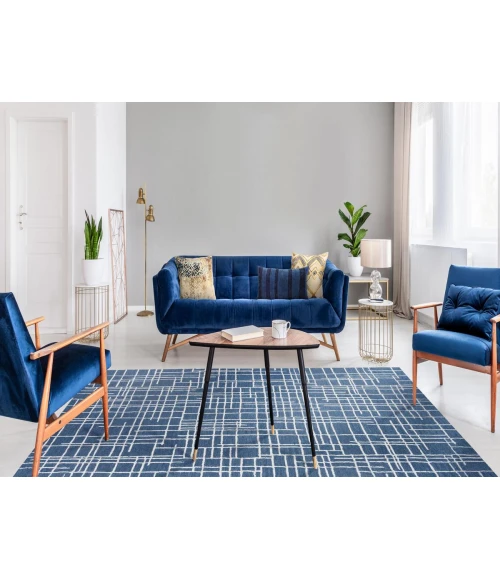 Rizzy Jazz Area Rug JZZ972 5' x 7'6" Blue