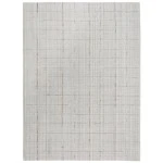 Rizzy Home Kiki KIK696 Silver Area Rug 7 ft. 6 in. X 9 ft. 6 in. rectangle