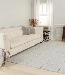 Rizzy Home Kiki KIK696 Silver Area Rug 5 ft. X 7 ft. 6 in. Rectangle