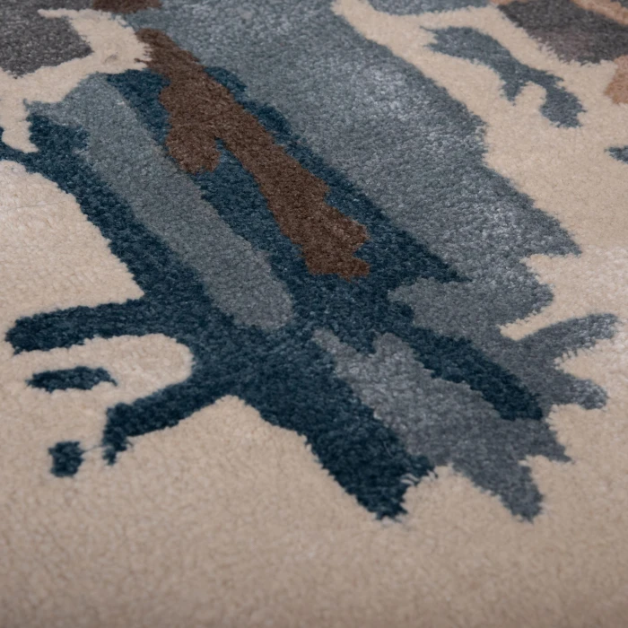 Rizzy Home Kinetic Blue KIN532 5 ft. X 8 ft. Rectangle Rug
